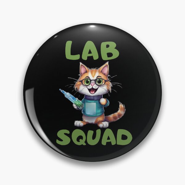 Item preview, Lab Squad Medical Laboratory Scientist Funny Cat designed and sold by FurrFunPrints.