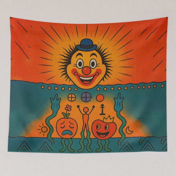 Item preview, Clown World designed and sold by ArtOfMeowtin.