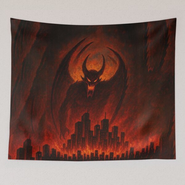 Item preview, Demon City designed and sold by ArtOfMeowtin.