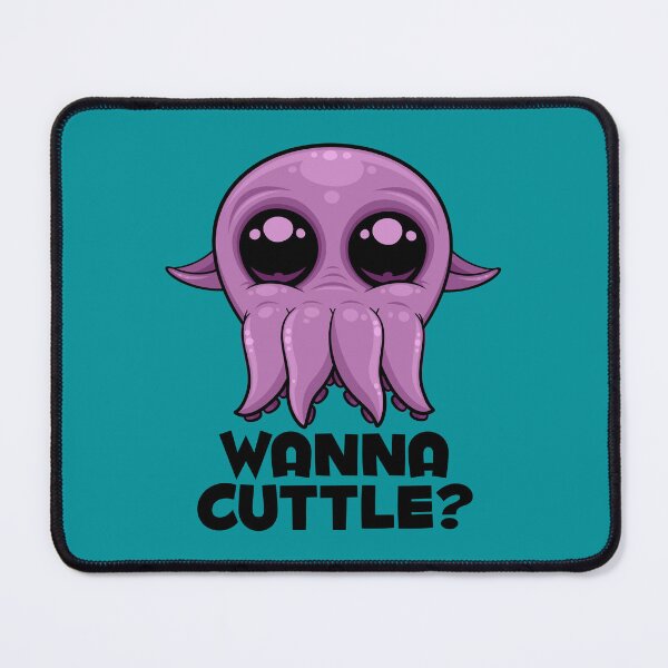 Item preview, Wanna Cuttle Cute Cartoon Cuttlefish designed and sold by fizzgig.