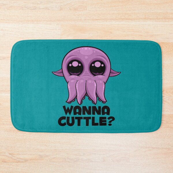 Item preview, Wanna Cuttle Cute Cartoon Cuttlefish designed and sold by fizzgig.