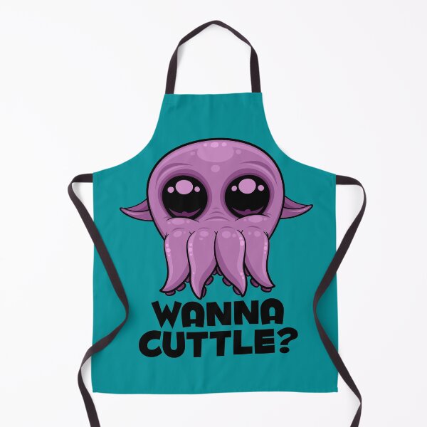 Item preview, Wanna Cuttle Cute Cartoon Cuttlefish designed and sold by fizzgig.