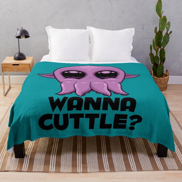 Item preview, Wanna Cuttle Cute Cartoon Cuttlefish designed and sold by fizzgig.
