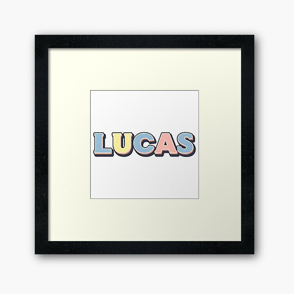 Vista previa del artículo con la obra «Productos personalizados: LUCAS | Diseños personalizados únicos y bien pensados», diseñado y vendido por Tw1nsAIArt.