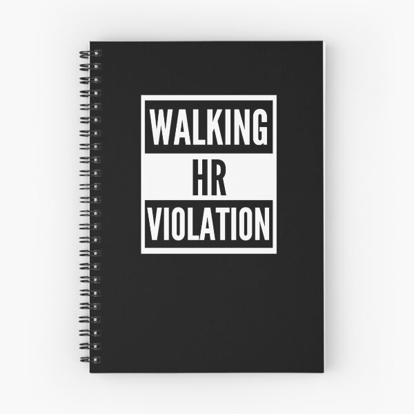 Item preview, Walking HR violation funny Human Resources HR joke designed and sold by snowry.