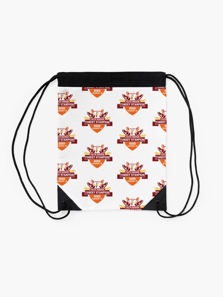 Thumbnail 2 of 3, Drawstring Bag, Turkey Stampede 2025 designed and sold by TurkeyStampede.