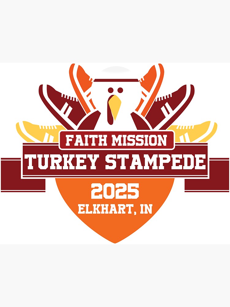 Thumbnail 3 of 3, Magnet, Turkey Stampede 2025 designed and sold by TurkeyStampede.