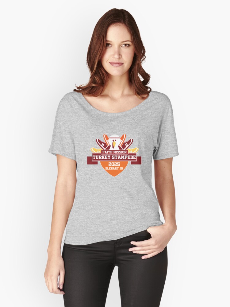 Thumbnail 1 of 3, Relaxed Fit T-Shirt, Turkey Stampede 2025 designed and sold by TurkeyStampede.