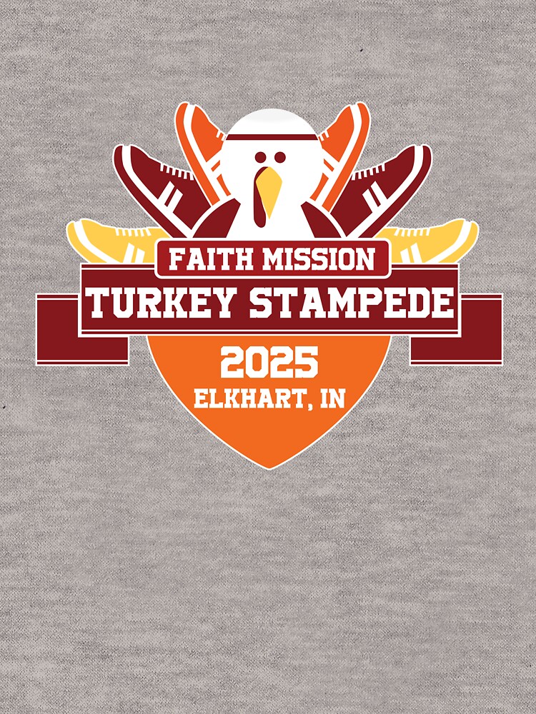Thumbnail 5 of 5, Zipped Hoodie, Turkey Stampede 2025 designed and sold by TurkeyStampede.