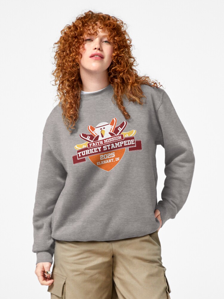 Thumbnail 4 of 7, Pullover Sweatshirt, Turkey Stampede 2025 designed and sold by TurkeyStampede.