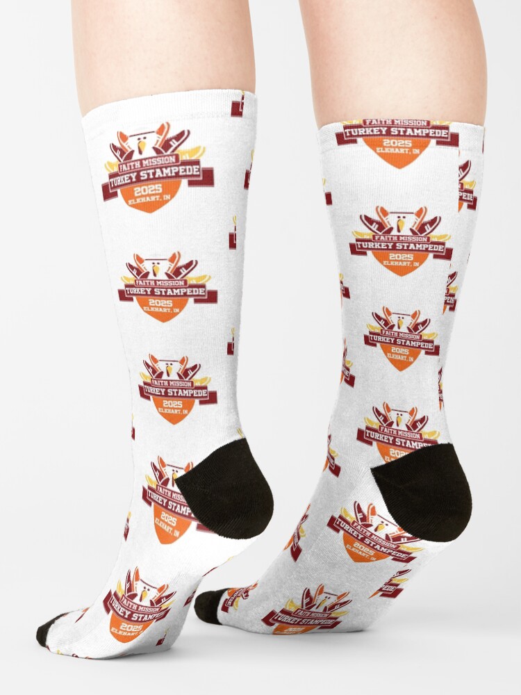 Thumbnail 4 of 5, Socks, Turkey Stampede 2025 designed and sold by TurkeyStampede.