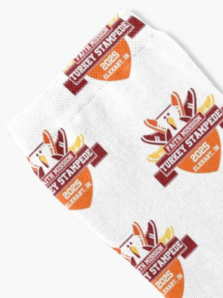 Thumbnail 2 of 5, Socks, Turkey Stampede 2025 designed and sold by TurkeyStampede.