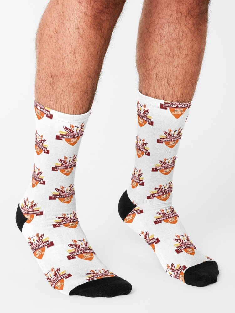 Thumbnail 3 of 5, Socks, Turkey Stampede 2025 designed and sold by TurkeyStampede.