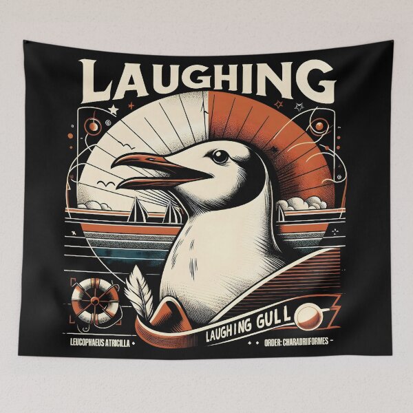 Item preview, Laughing Gull 10 designed and sold by theAVIARY7.