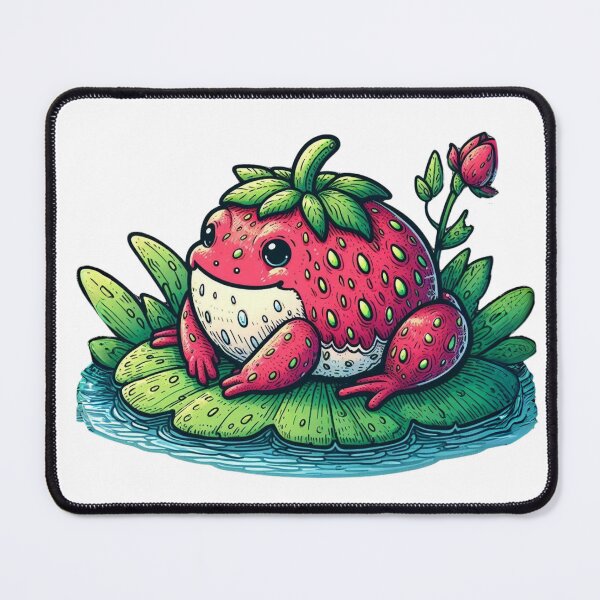 Item preview, Strawberry Frog designed and sold by Agnes-Creative.