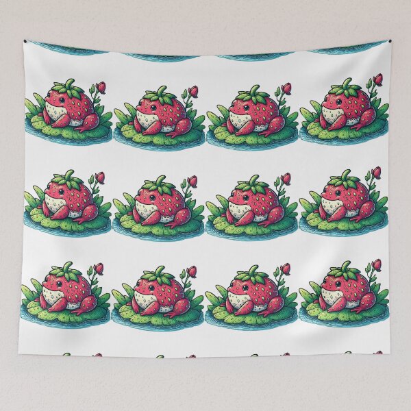 Item preview, Strawberry Frog designed and sold by Agnes-Creative.