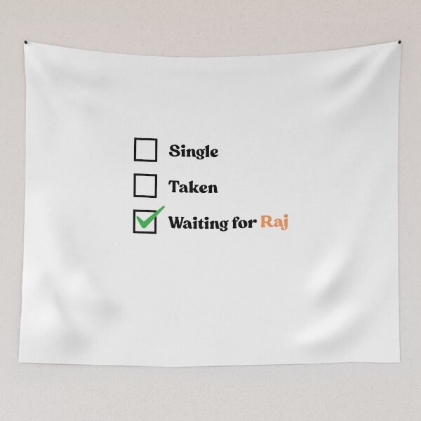 Item preview, Single? Taken? Waiting for Raj designed and sold by anya-jenkins.
