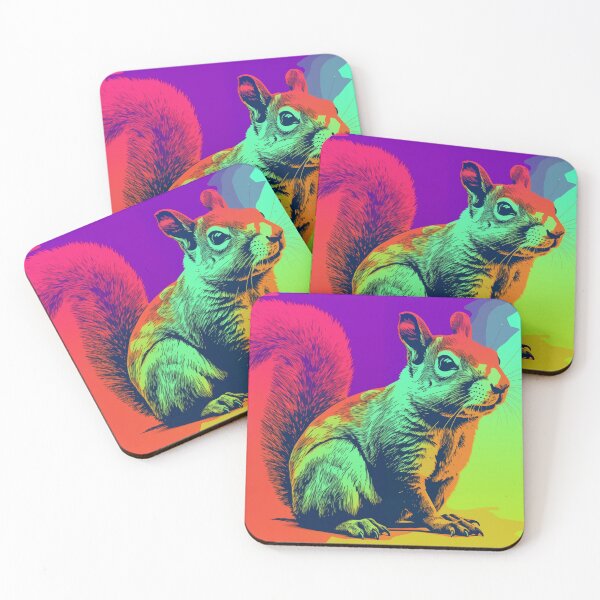 Item preview, Squirrel Popart designed and sold by RedHandedOD.