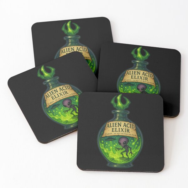 Item preview, Halloween - Alien Acid Elixir "In space...no one can hear you drink" designed and sold by Kampendesigns.