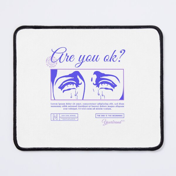 Item preview, Soul comforter design: "Are You OK?" Graphic for thoughtful moments designed and sold by KolbaVison.