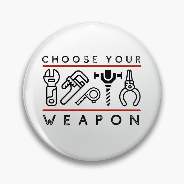 Item preview, Plumber Choose Your Weapon  designed and sold by alczar.