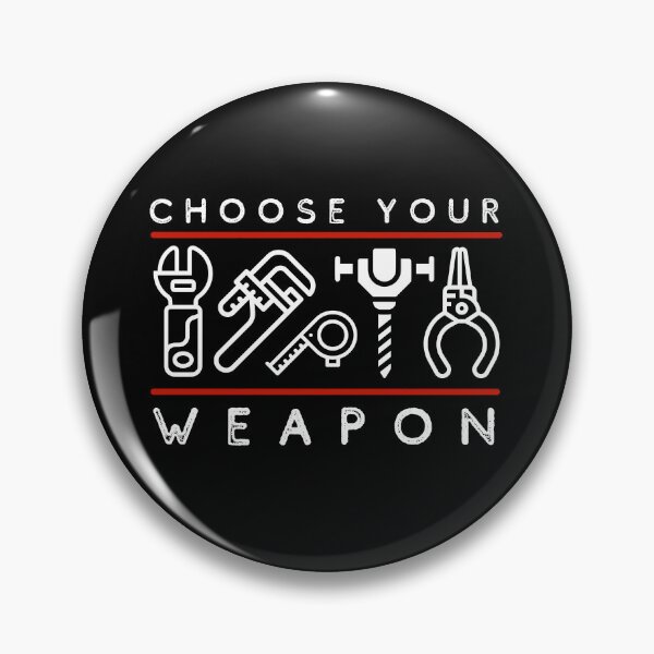 Item preview, Plumber Choose Your Weapon  designed and sold by alczar.