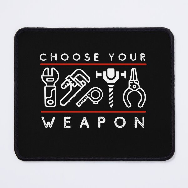 Item preview, Plumber Choose Your Weapon designed and sold by alczar.