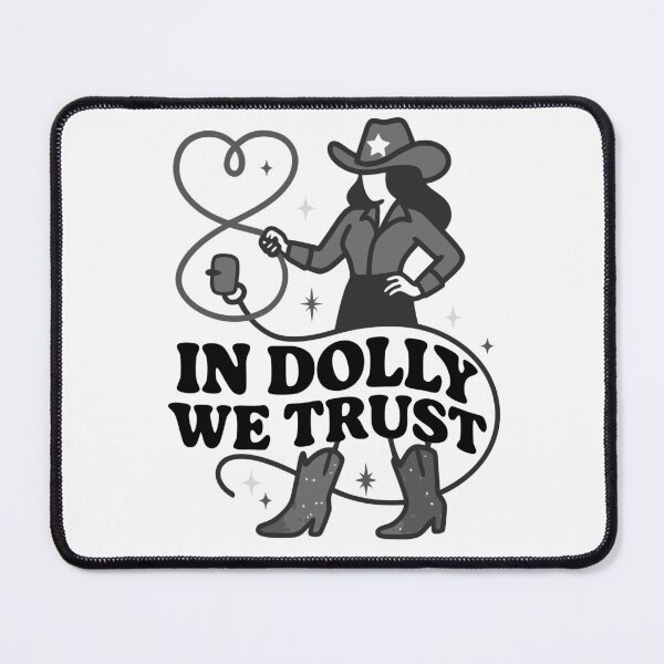 Item preview, Retro Cowgirl Hat Design – In Music We Trust designed and sold by Timegraf.