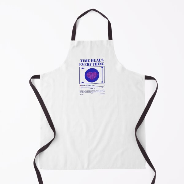 Item preview, Time heals everything – Heartbeat design – Inspirational message designed and sold by KolbaVison.