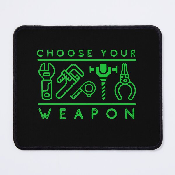 Item preview, Plumber Choose Your Weapon designed and sold by alczar.