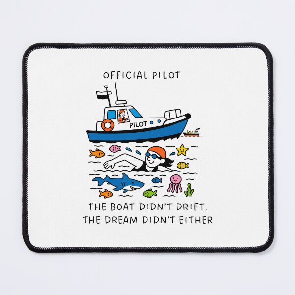 Item preview, Official Open Water Swim Pilot Gift – Male Pilot - Female Swimmer designed and sold by Open Water Swimming Gifts.