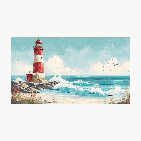 Item preview, Scenic Lighthouse designed and sold by Boddicca.