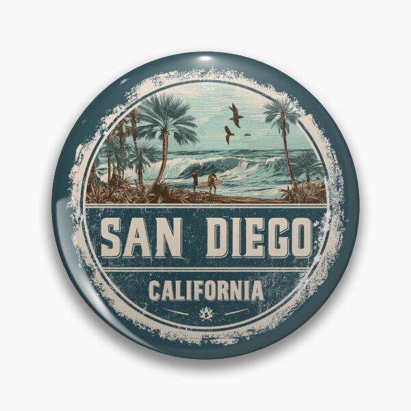 Item preview, San Diego - California designed and sold by GoodOldVintage.