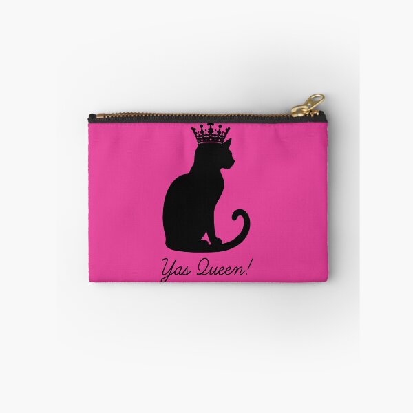 Item preview, Yas Queen for Cat Lovers – Hot Pink designed and sold by Ferret Designs.