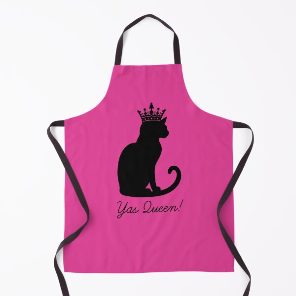 Item preview, Yas Queen for Cat Lovers – Hot Pink designed and sold by Ferret Designs.