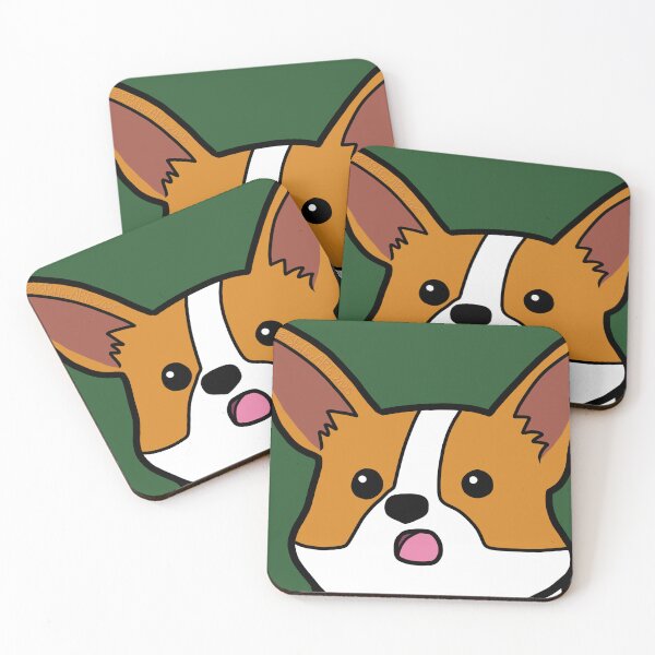 Item preview, Surprised Red Corgi Face designed and sold by SPufferART.
