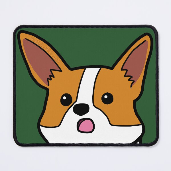 Item preview, Surprised Red Corgi Face designed and sold by SPufferART.