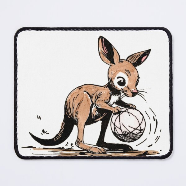 Item preview, Kangaroo Winger designed and sold by Scribbles & Doodles by Jinx.
