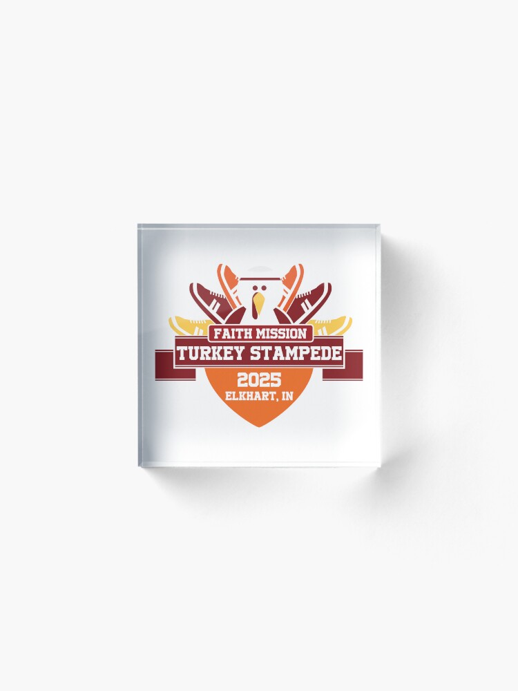 Thumbnail 2 of 5, Acrylic Block, Turkey Stampede 2025 designed and sold by TurkeyStampede.