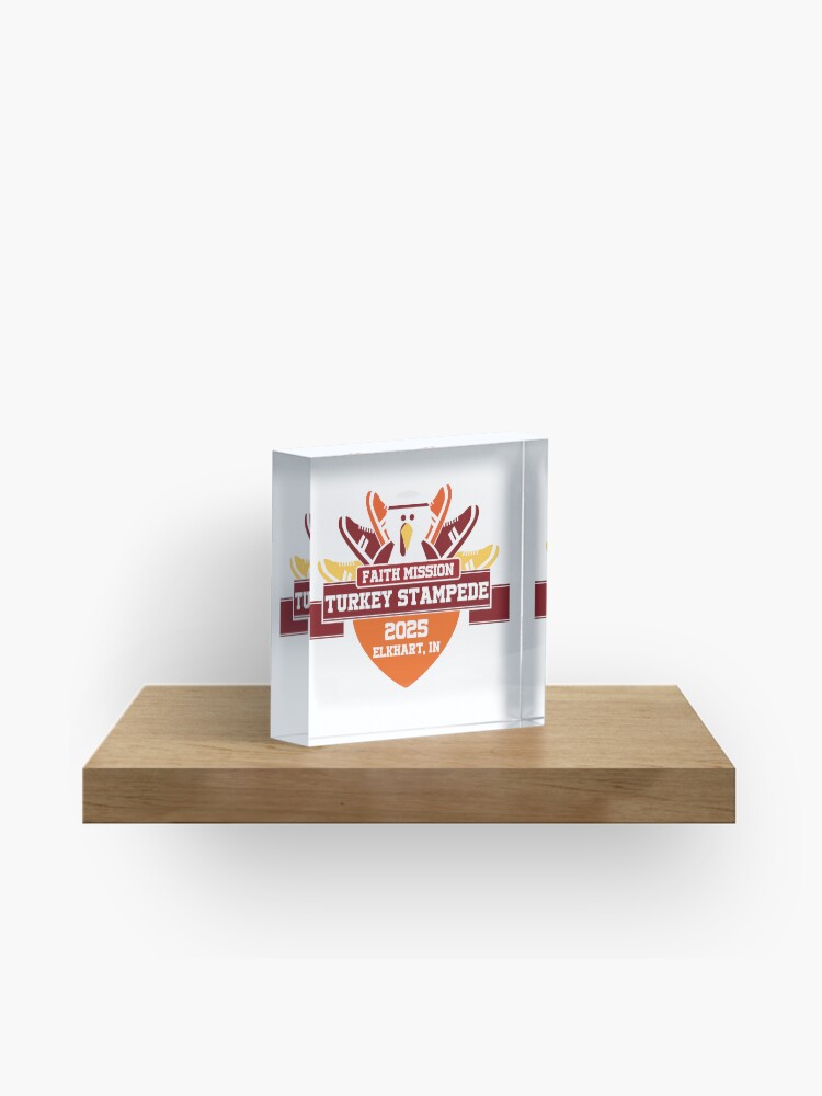 Thumbnail 1 of 5, Acrylic Block, Turkey Stampede 2025 designed and sold by TurkeyStampede.