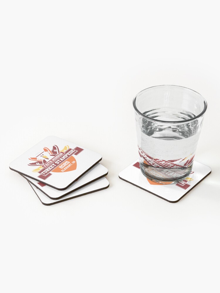 Thumbnail 2 of 5, Coasters (Set of 4), Turkey Stampede 2025 designed and sold by TurkeyStampede.