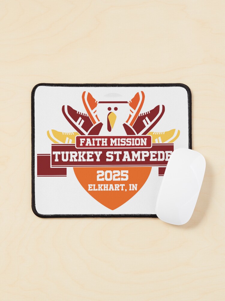 Thumbnail 1 of 5, Mouse Pad, Turkey Stampede 2025 designed and sold by TurkeyStampede.