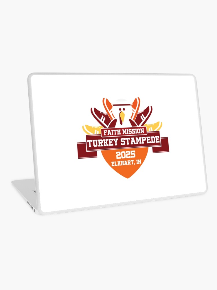 Thumbnail 1 of 2, Laptop Skin, Turkey Stampede 2025 designed and sold by TurkeyStampede.