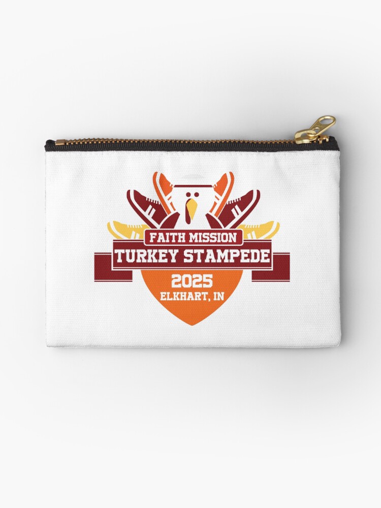 Thumbnail 1 of 4, Zipper Pouch, Turkey Stampede 2025 designed and sold by TurkeyStampede.