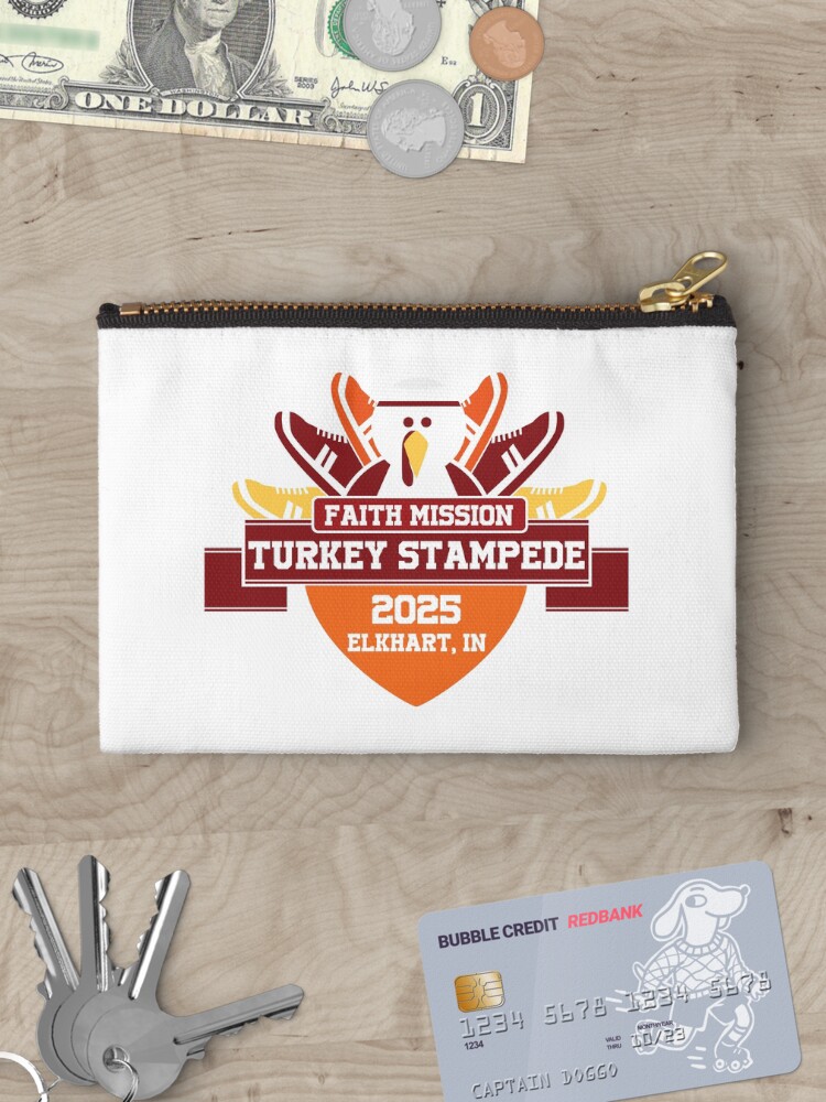 Thumbnail 3 of 4, Zipper Pouch, Turkey Stampede 2025 designed and sold by TurkeyStampede.