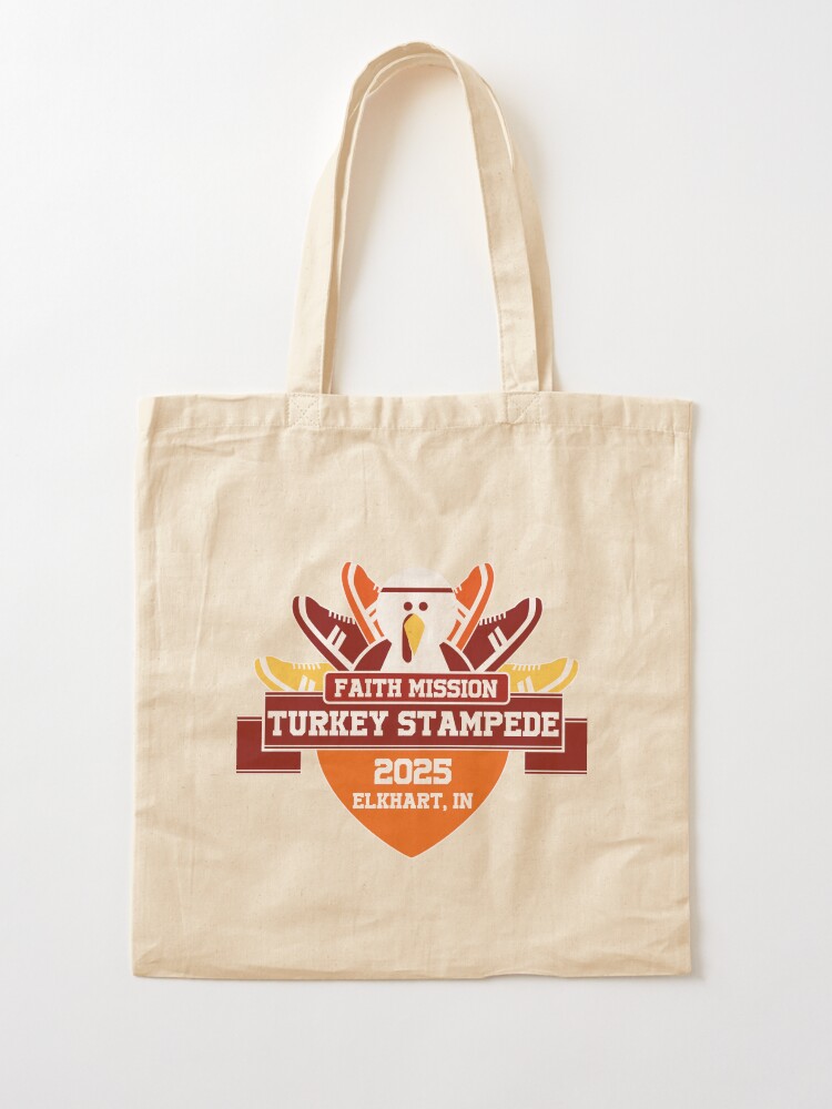 Thumbnail 2 of 5, Tote Bag, Turkey Stampede 2025 designed and sold by TurkeyStampede.