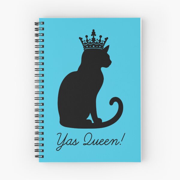 Item preview, Yas Queen for Cat Lovers - Teal designed and sold by Ferret Designs.