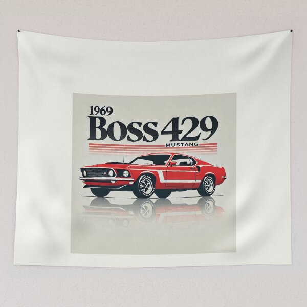 Item preview, Red 69 Boss 429  designed and sold by TheArtOfCar.