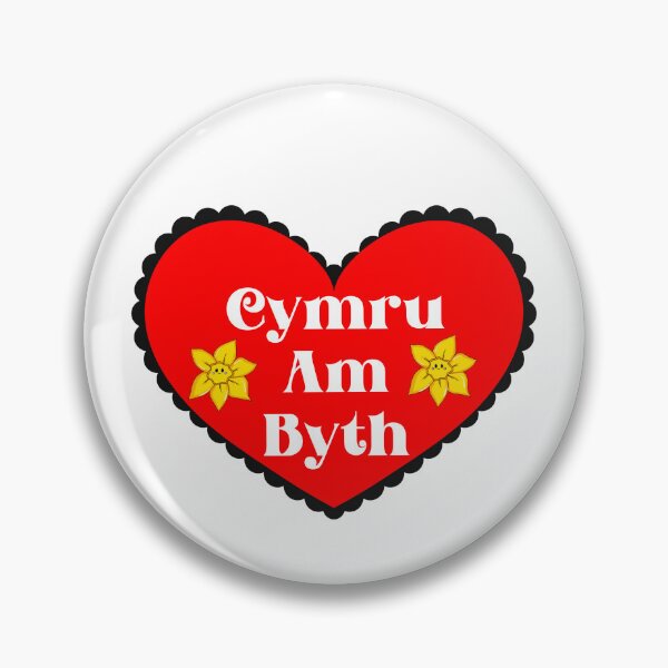 Item preview, Cymru Am Byth Heart Illustration designed and sold by Studio Lisa Jayne.