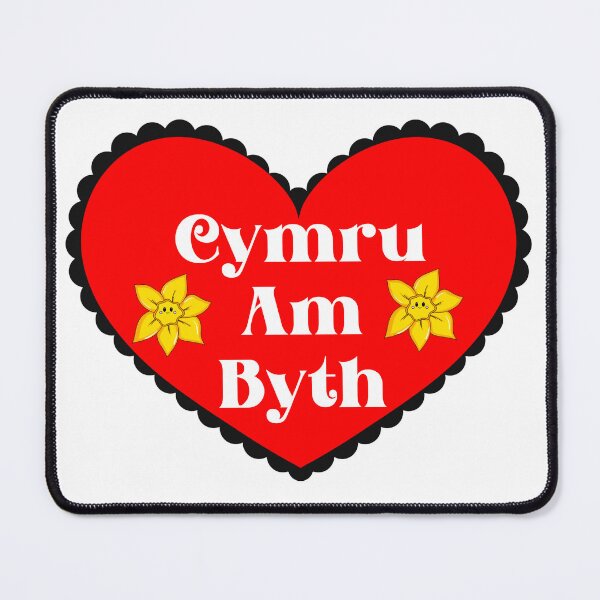 Item preview, Cymru Am Byth Heart Illustration designed and sold by Studio Lisa Jayne.